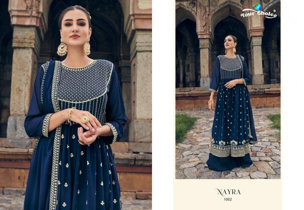 Your Choice Nayra Most Demanded Georgette Designer Heavy Salwar Suits